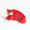 Escultura Gato Vermelho recriação tridimensional série felina Aldemir Martins intensidade cromática arte brasileira