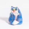 Escultura Gatos Azul recriação tridimensional série icônica Aldemir Martins felinos famosos arte nacional