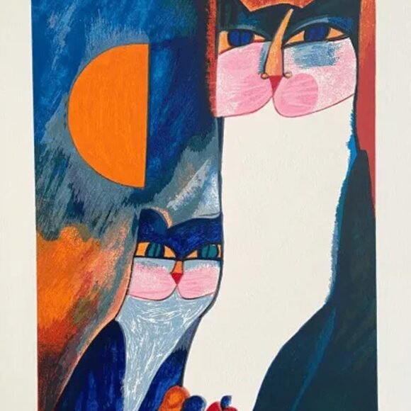 Gatos – pai e filho – Aldemir Martins